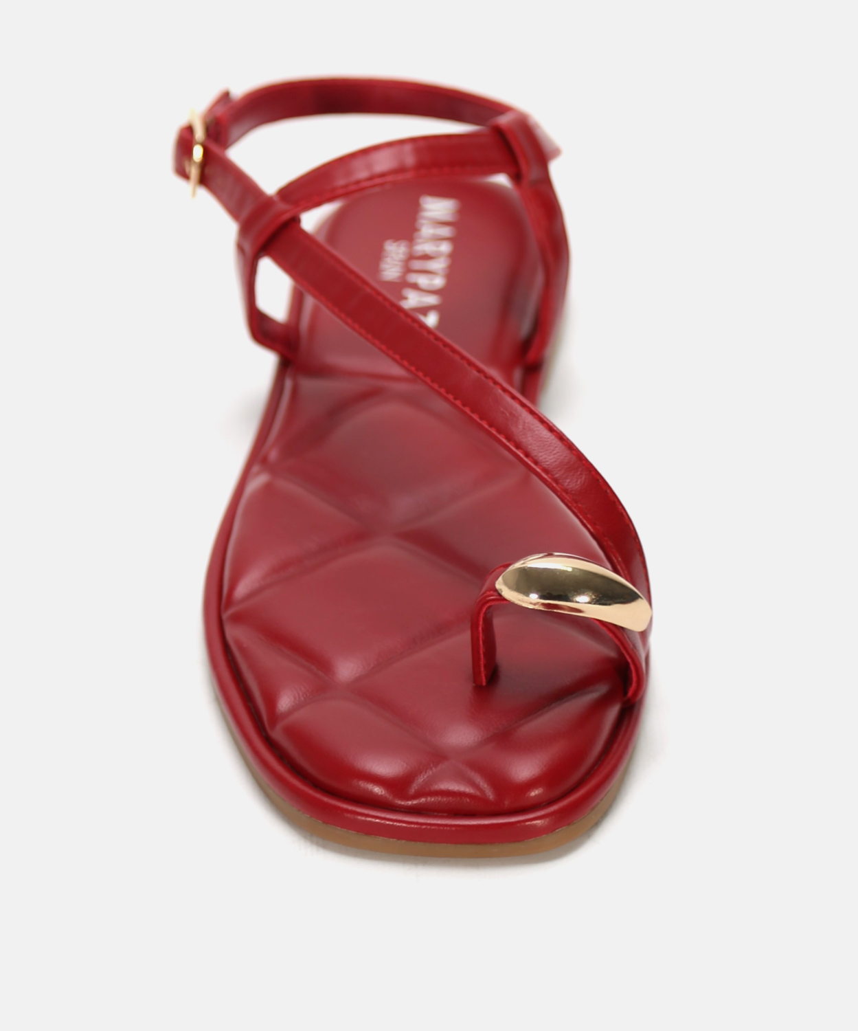 Sandalia plana detalle met&aacute;lico image number null